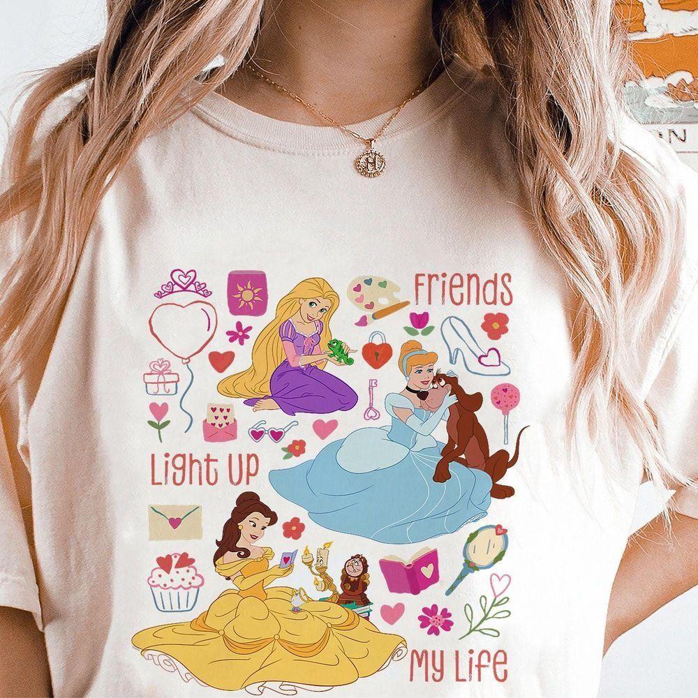 Princess Love Heart Better Together Disney Vuitino Shirt